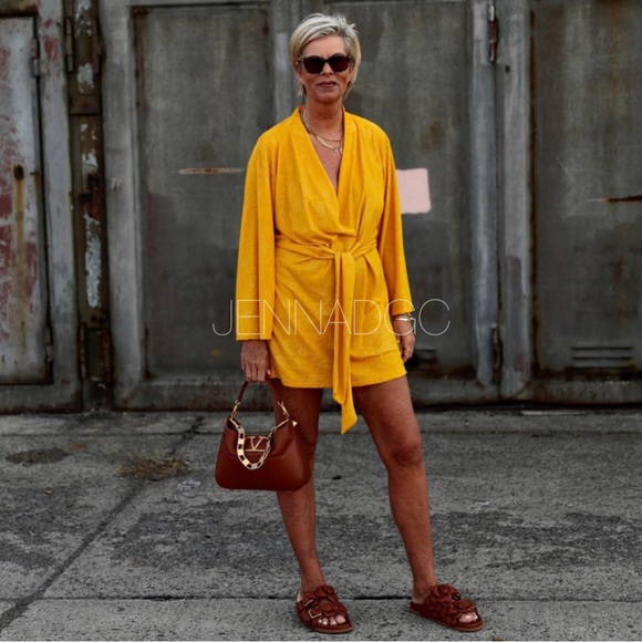 Zara Jacquard Knotted Mini Dress NWT - Picture 5 of 17